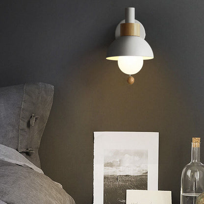 Nordic Macaron Globe Wall Sconce