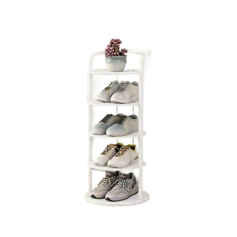 Round Iron Shoe Storage Rack, Multi-Tier