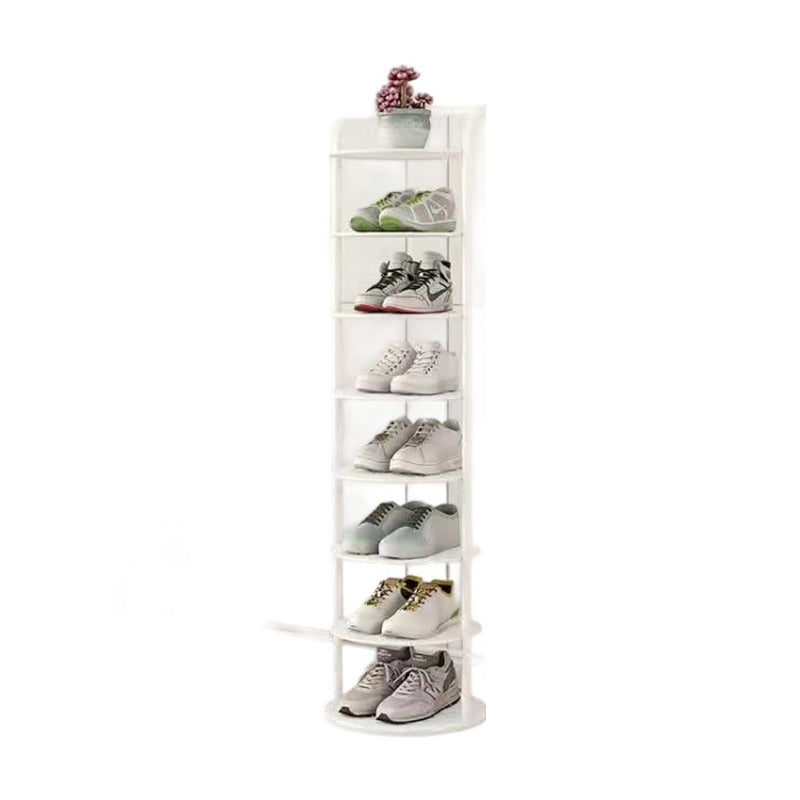 Round Iron Shoe Storage Rack, Multi-Tier