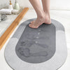 Quick-Dry Bath Mat, Non-Slip Absorbent Diatomite Bath Mat