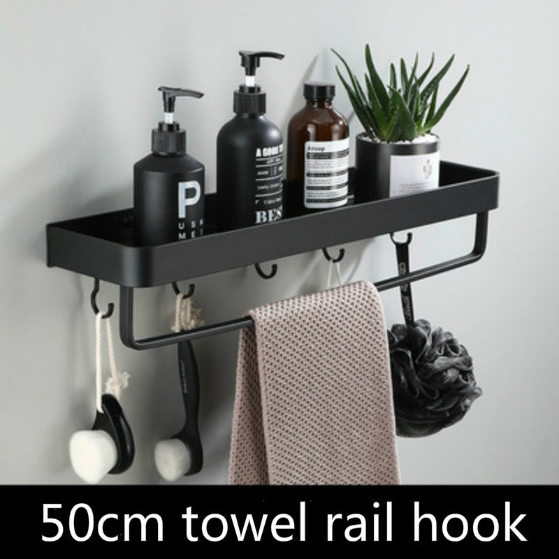 Luxury No-Drill Bathroom Shelf, Stylish, Durable & Space-Saving