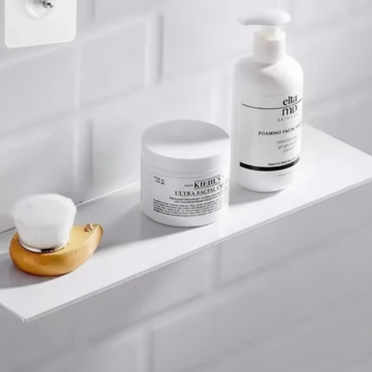 Floating No Drill Bathroom Wall Shelf
