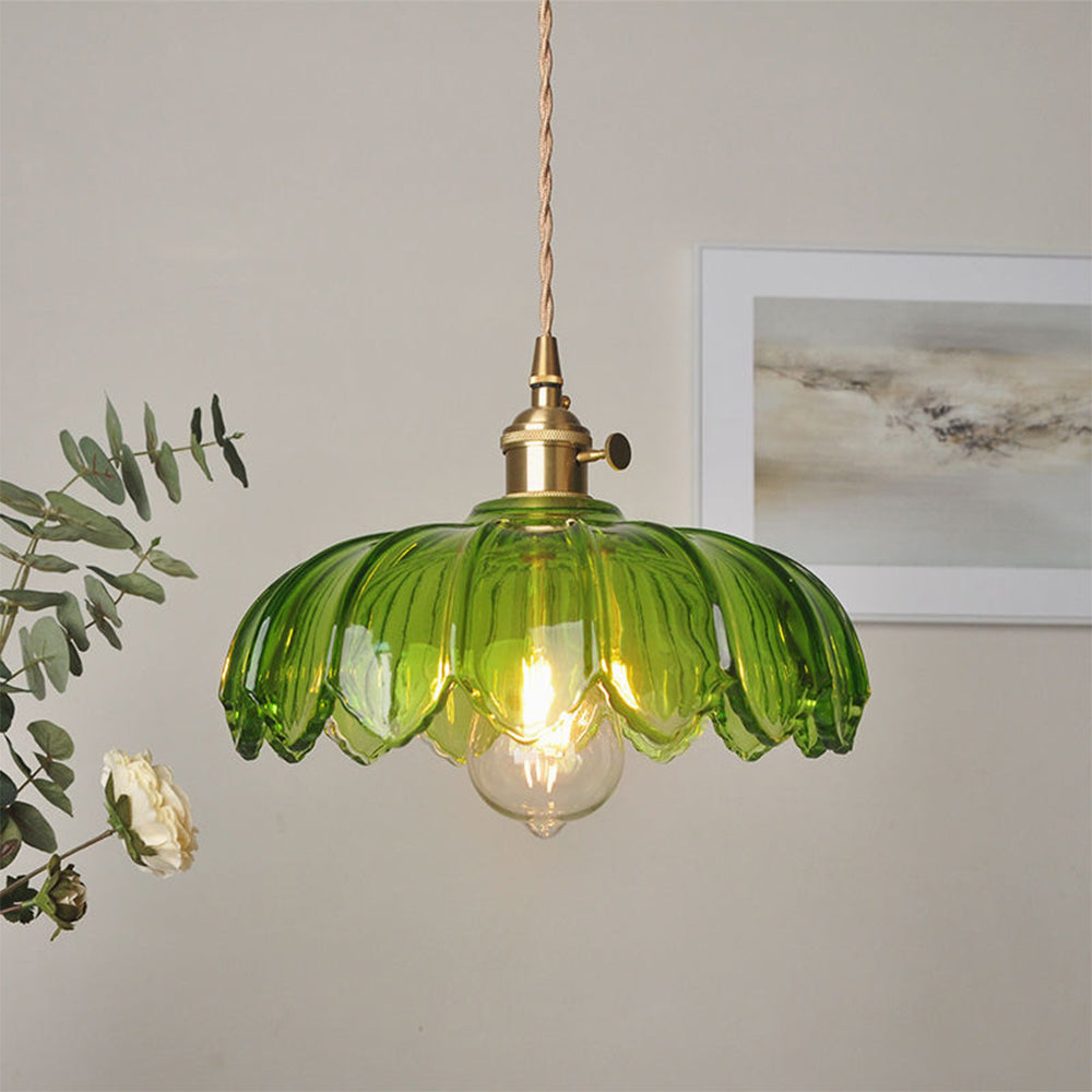 Cleo | Floral Glass Pendant Light 0