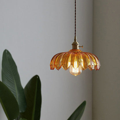 Cleo | Floral Glass Pendant Light 4