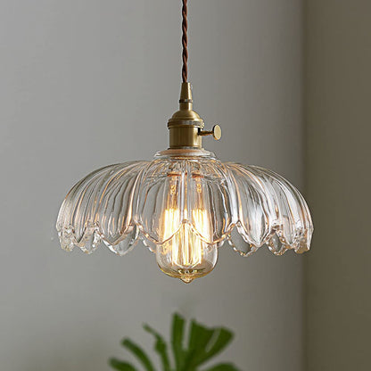 Cleo | Floral Glass Pendant Light 8