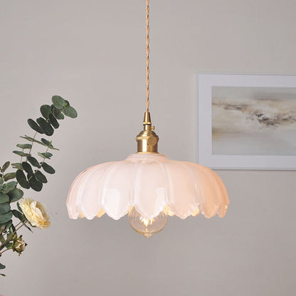 Cleo | Floral Glass Pendant Light 9
