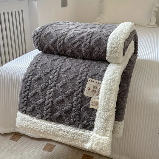 Cleo | Reversible Sherpa Blanket 0