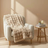Dehaired Angora Velvet Blanket