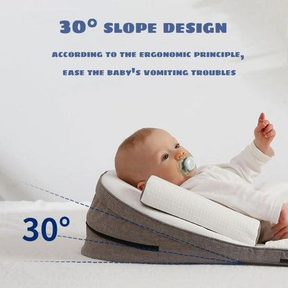 CozyNest | Baby Pillow with Memory Foam Support & Waterproof Cover | Ideal for Reflux Relief and Head Shaping 3