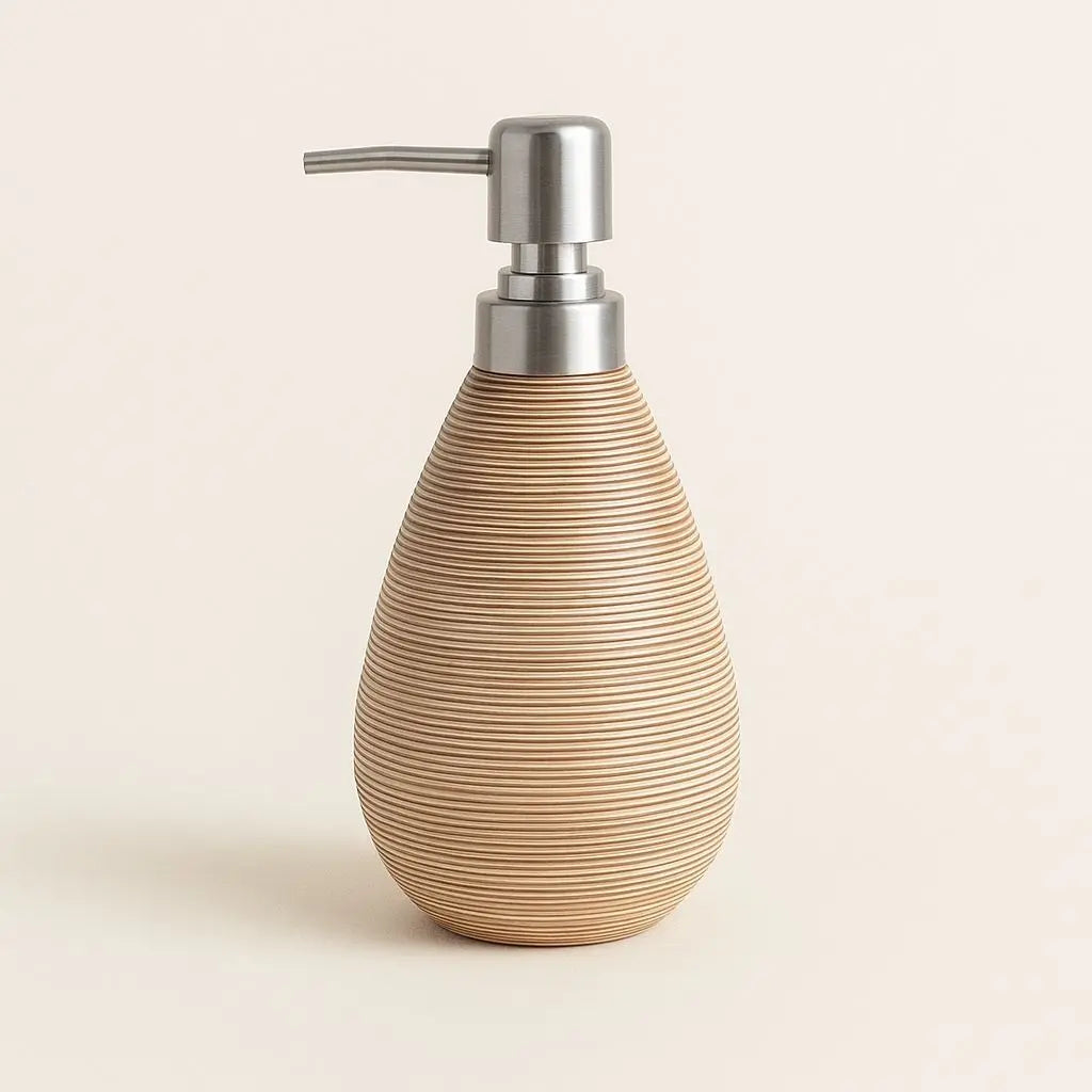 Kenji Ceramic Lotion Dispenser – Japanese Retro Bathroom Soap Bottle