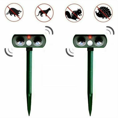 EcoGuard | Ultrasonic Rodent Repellent with Motion Sensor | Solar-Powered Protection for Gardens and Lawns 2