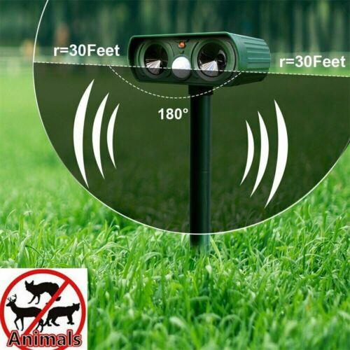 EcoGuard | Ultrasonic Rodent Repellent with Motion Sensor | Solar-Powered Protection for Gardens and Lawns 4