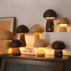 Maple | Wooden Mushroom Lamp