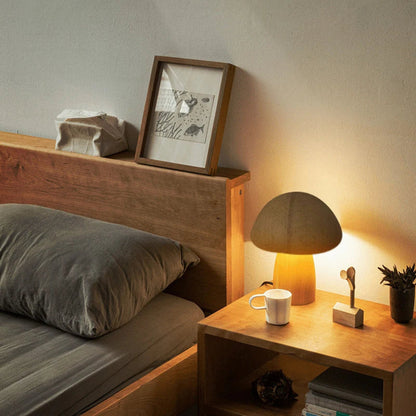 Elara | Wooden Mushroom Lamp 3