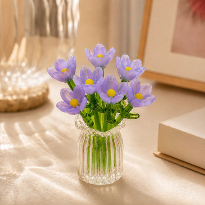 Floria Miniature Glass Flower Set