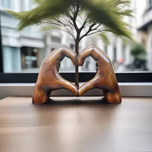 Heart Hands Ornament | Symbol Of Love Home Decor