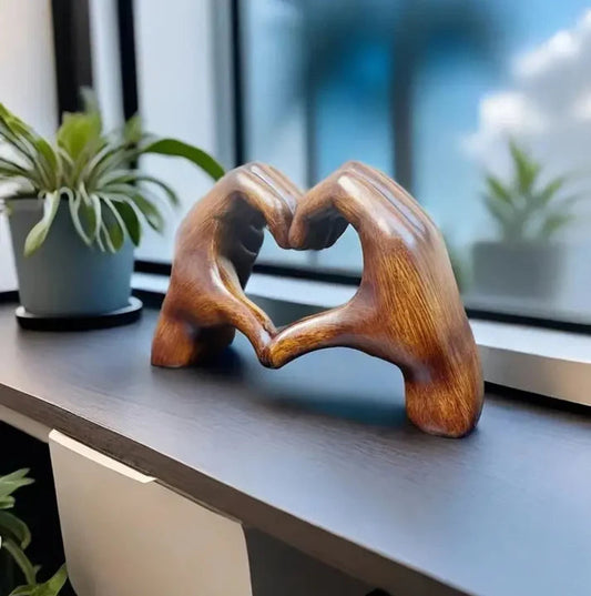 Heart Hands Ornament | Symbol Of Love Home Decor