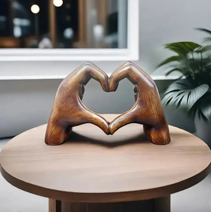 Heart Hands Ornament | Symbol Of Love Home Decor