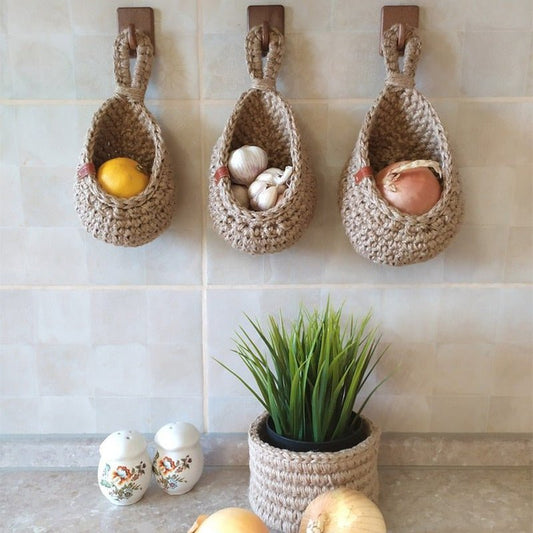 Handmade woven wicker storage baskets | Eco-friendly boho-chic organizers for home decor 1