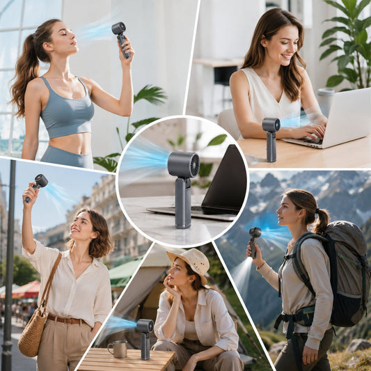 Handheld Fan with Cooling Plate & Flashlight – Zephyr by KELiving (2)
