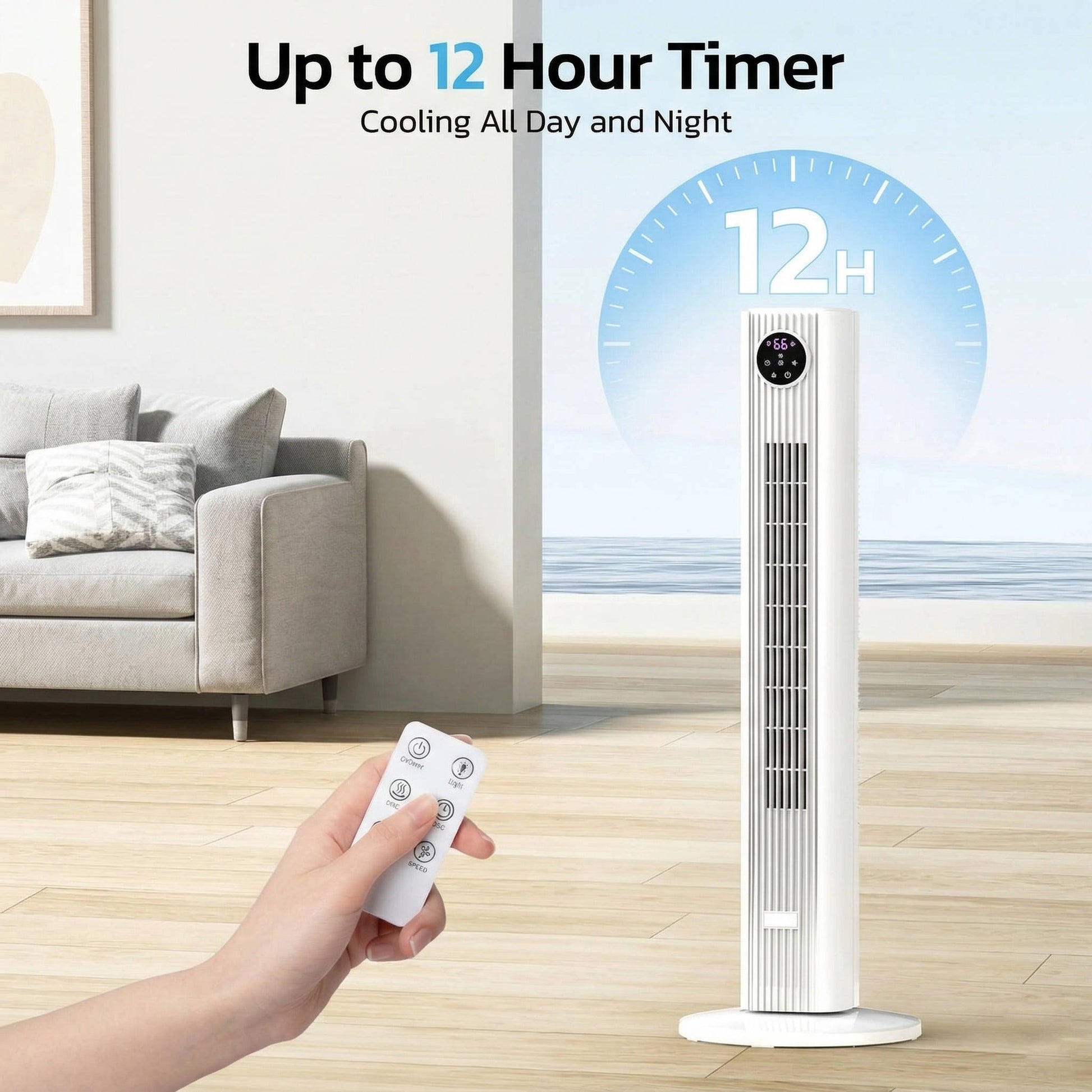 Home Breeze | Portable AC Unit with 90-Degree Oscillation | Compact Design for Effortless Cooling 3