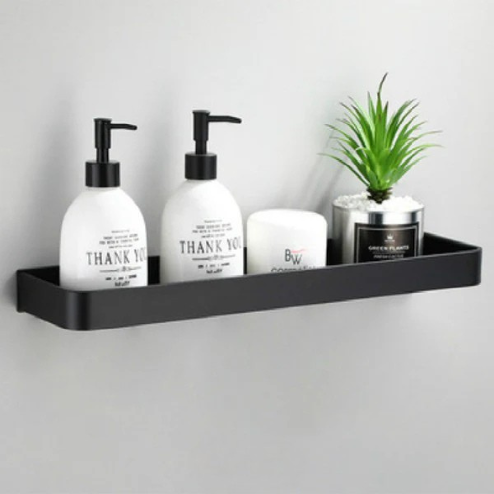 Luxury No-Drill Bathroom Shelf, Stylish, Durable & Space-Saving