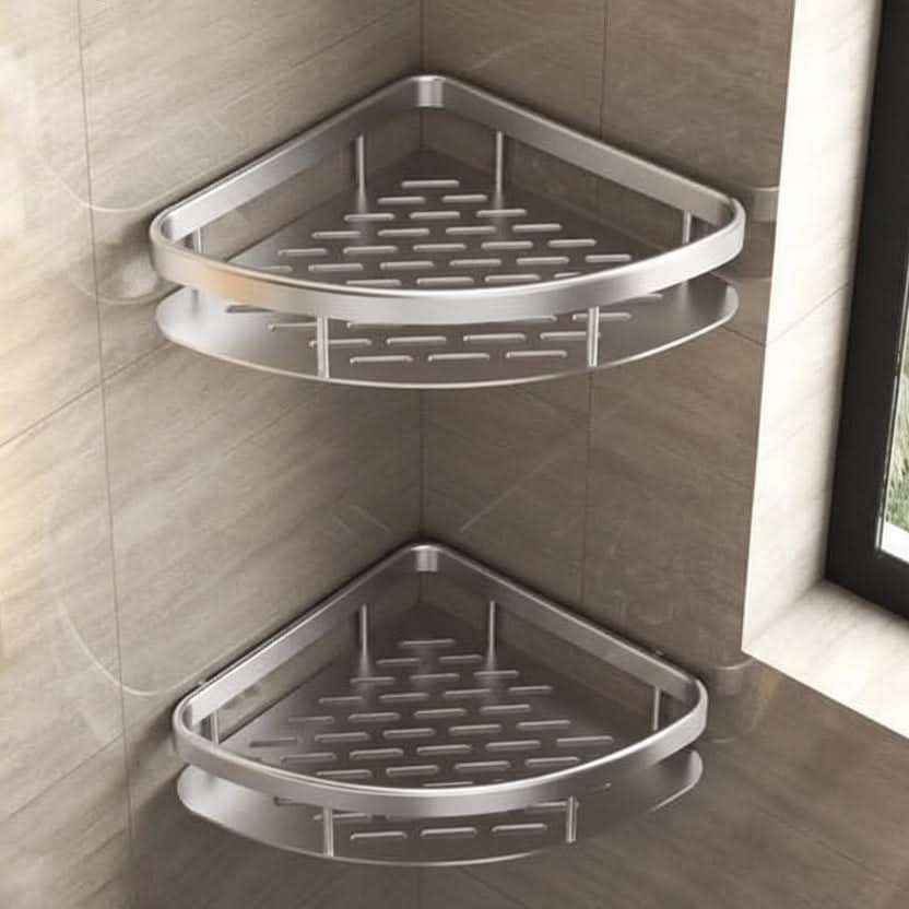 STICKSHELF – Adhesive Bathroom Shelf Easy Storage Shower Organizer