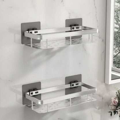 STICKSHELF – Adhesive Bathroom Shelf Easy Storage Shower Organizer