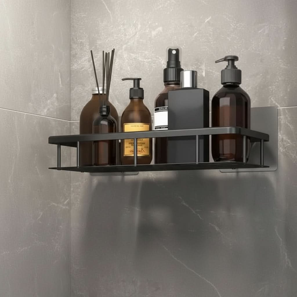 STICKSHELF – Adhesive Bathroom Shelf Easy Storage Shower Organizer