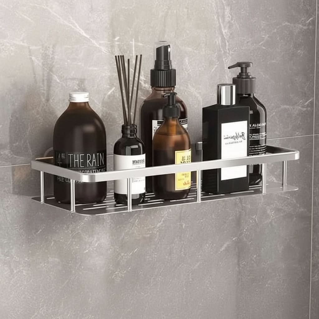 STICKSHELF – Adhesive Bathroom Shelf Easy Storage Shower Organizer
