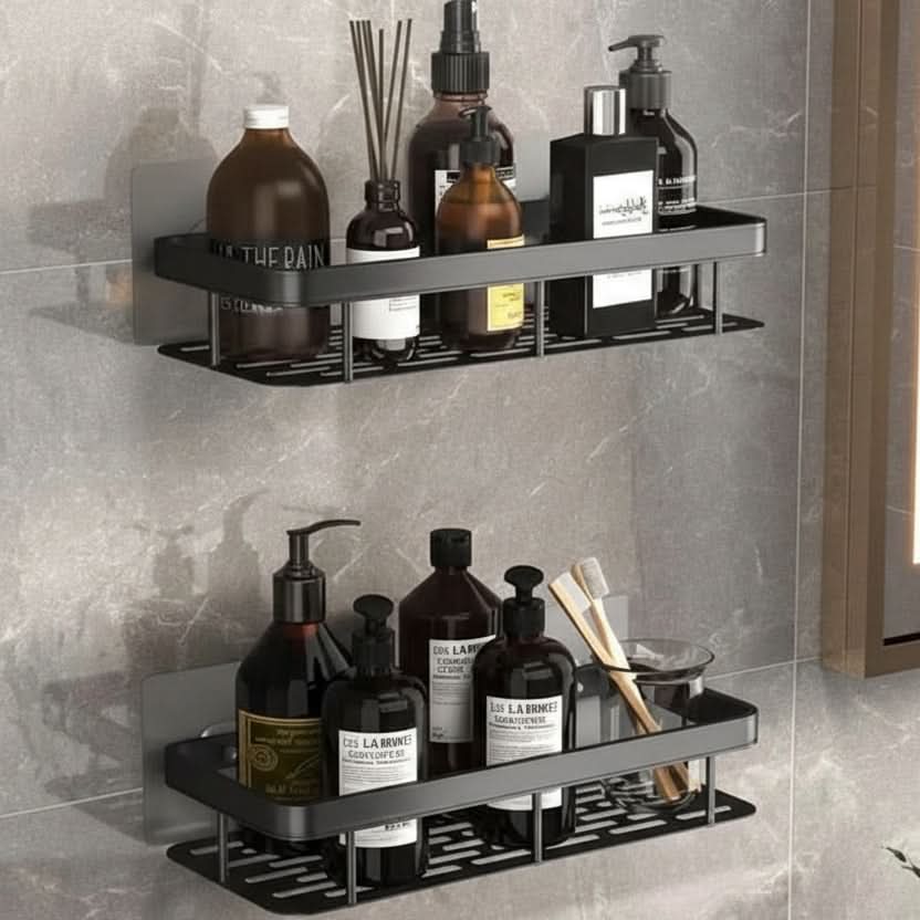 STICKSHELF – Adhesive Bathroom Shelf Easy Storage Shower Organizer