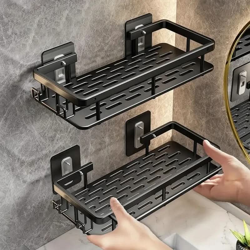 STICKSHELF – Adhesive Bathroom Shelf Easy Storage Shower Organizer