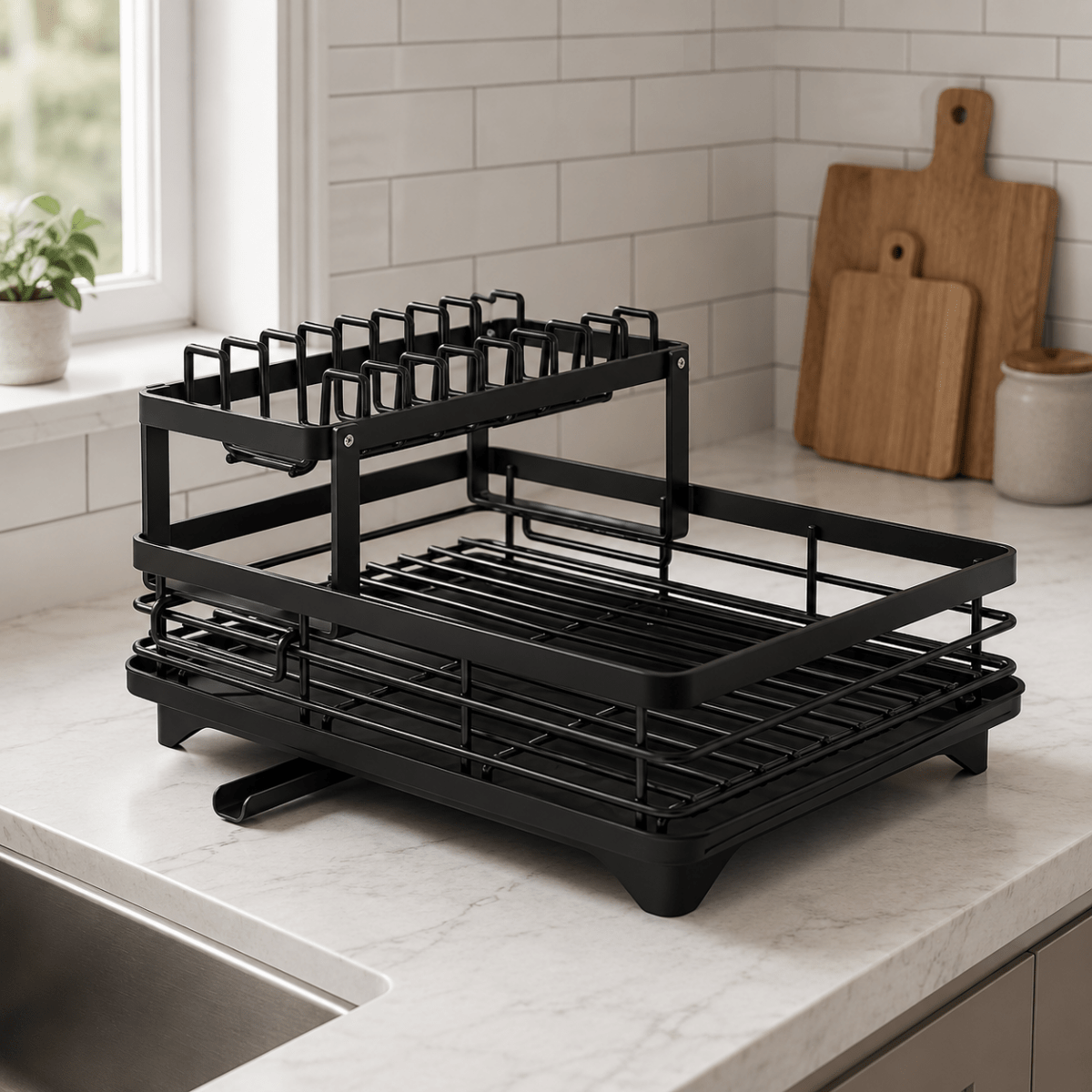 ORGADRAIN – Foldable Draining Rack for a Tidy Kitchen