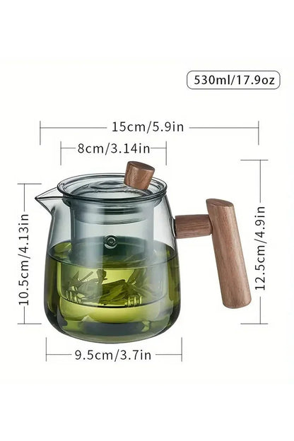 Odette | Clear Glass Teapot 2