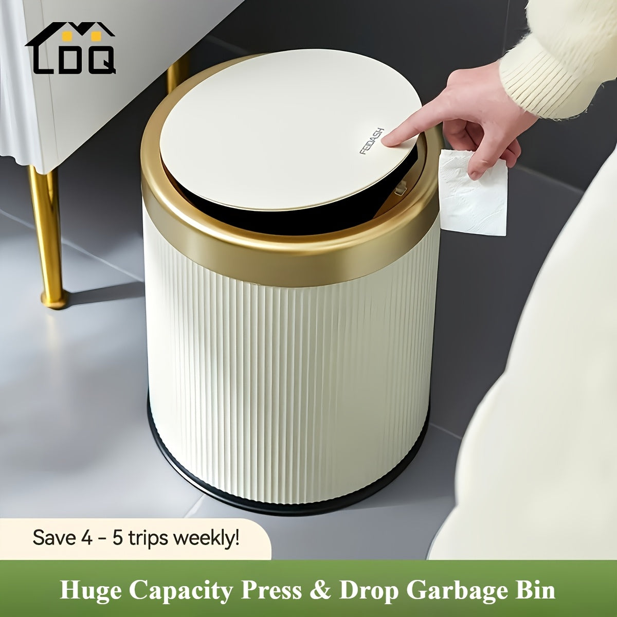 Odette | Oval Waste Bin 2