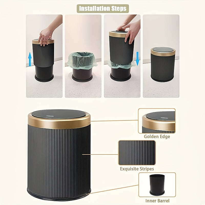 Odette | Oval Waste Bin 4