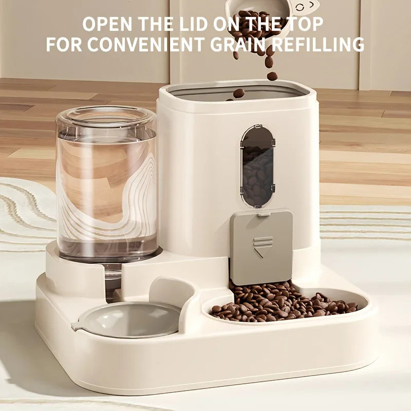 Pet Essentials | Automatic Pet Feeder with Anti-Tip Design | Gravity-Based System for Consistent Nourishment 1