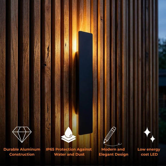 Weatherproof LED Wall Lights - Outdoor Durability