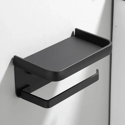 AeroShelf – Modern Toilet Roll Holder with Stylish Storage Shelf