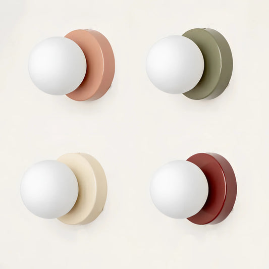 Minimalist Scandinavian Wall Lamp with Glass Shade