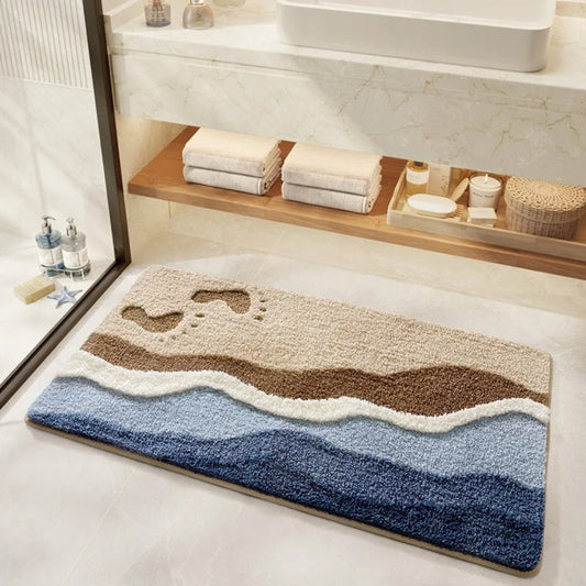 AquaHaven Luxury Bath Mat – Soft Microfiber Comfort for a Fresh, Stylish Bathroom