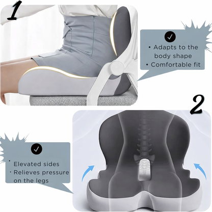 Ergonomic Memory Foam Seat Cushion – Solace by KELiving (4)