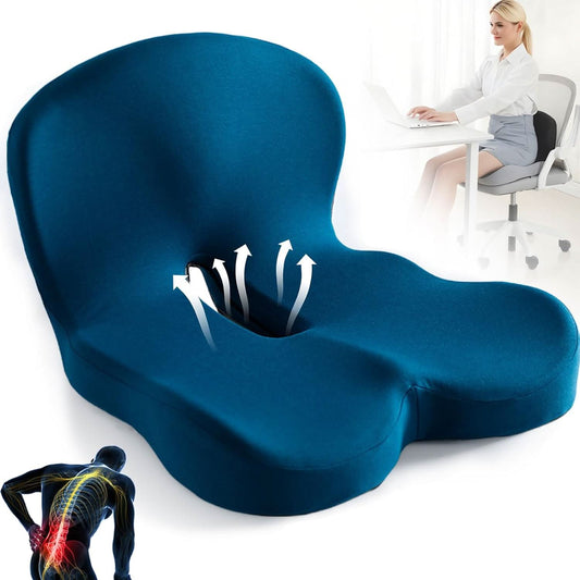 Ergonomic Memory Foam Seat Cushion – Solace by KELiving (1)