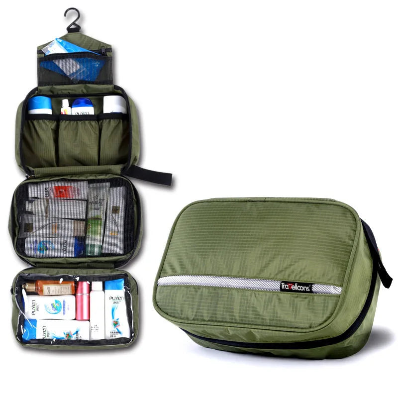 Travel Essentials | Large Waterproof Toiletry Bag with Spacious Storage | Versatile Organizer for Men and Women 7