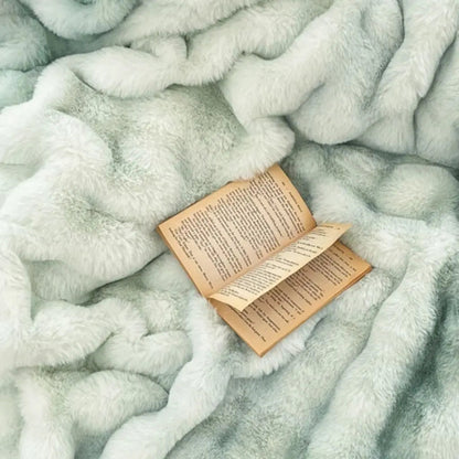 Dehaired Angora Velvet Blanket
