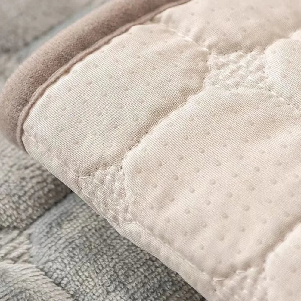 Flannel Sofa Cushion Cover Non-Slip Thickened Plush