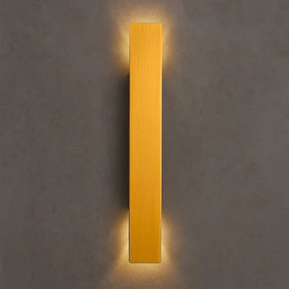 Golden Weatherproof LED Wall Lights - Outdoor Style and Durability