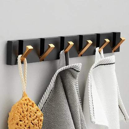 Folding Stainless Steel Wall Hook, Minimalist Space-Saving Design for Any Interior