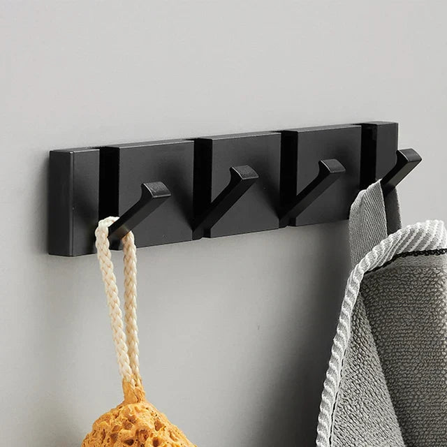 Folding Stainless Steel Wall Hook, Minimalist Space-Saving Design for Any Interior