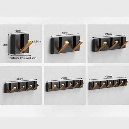 Folding Stainless Steel Wall Hook, Minimalist Space-Saving Design for Any Interior